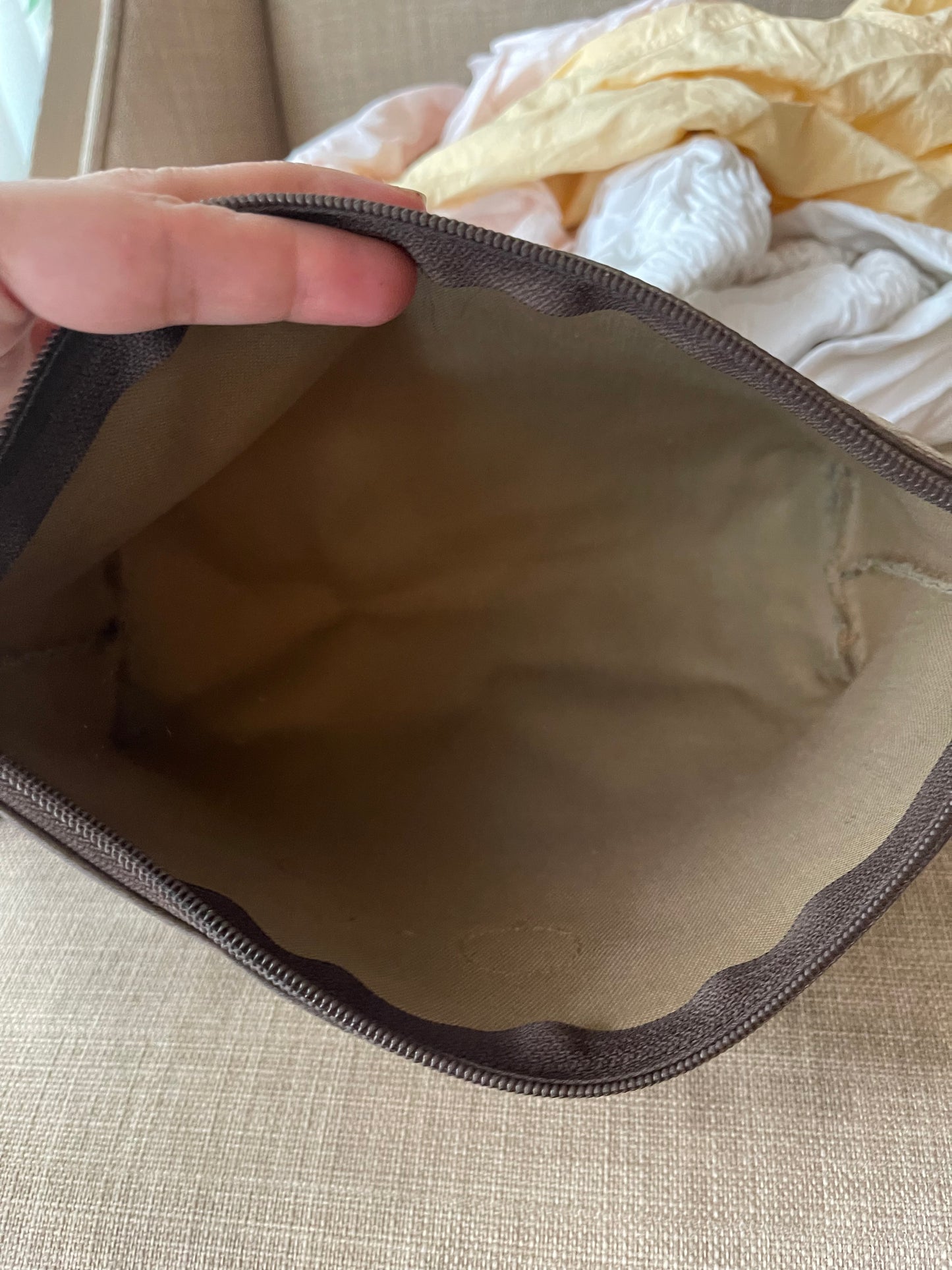Authentic Gucci vintage crossbody bag brown PVC canvas
