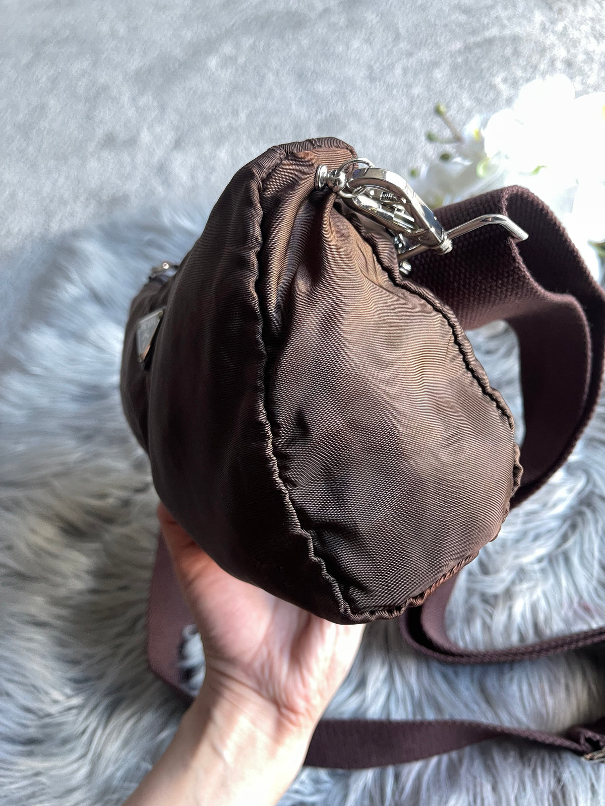 Authentic Prada accesory pouch crossbody