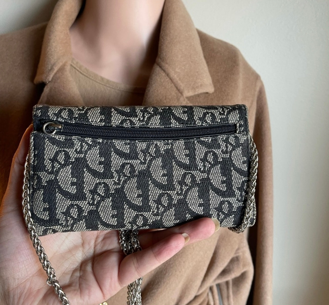 Authentic Dior vintage wallet on chain