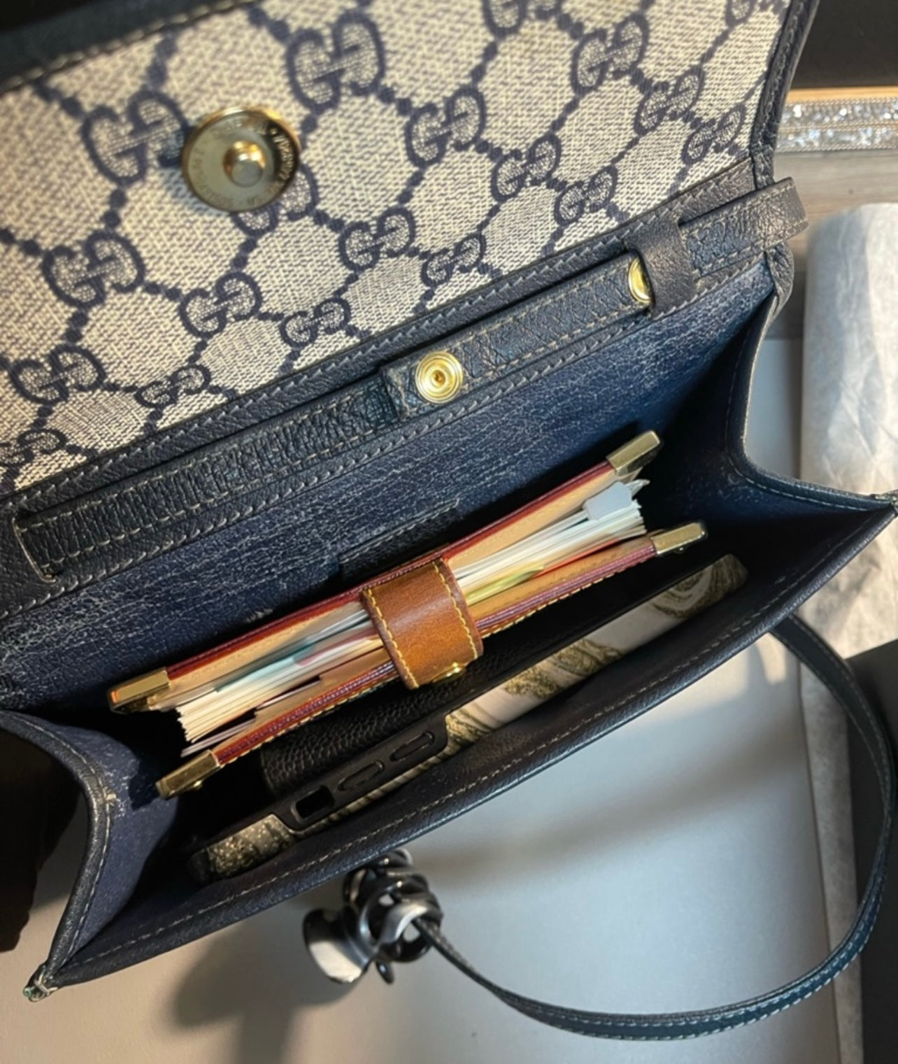 Authentic vintage Gucci crossbody bag