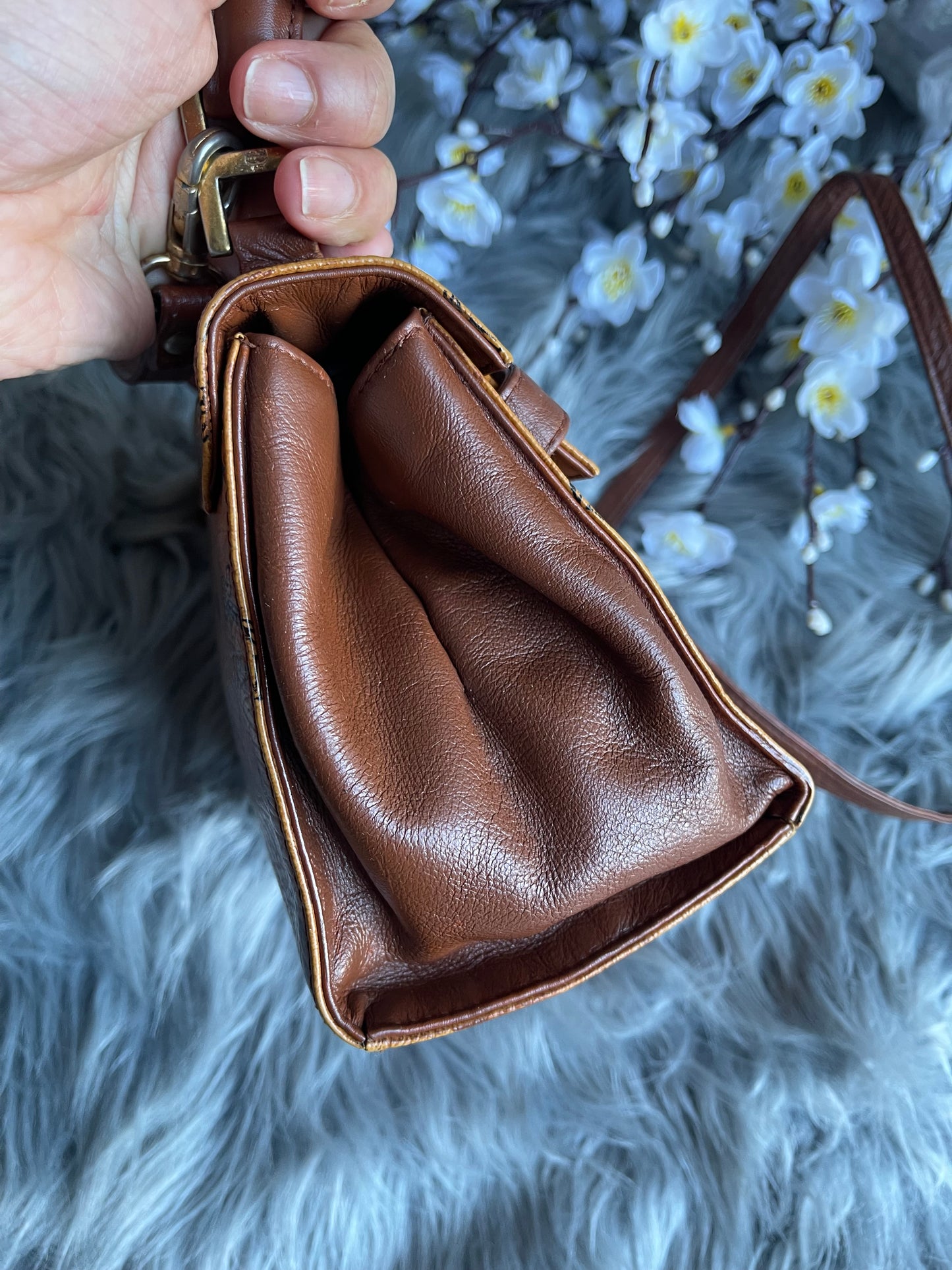 Authentic vintage MCM mini crossbody bad