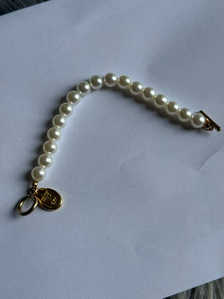 Upcycled vintage charm bracelet