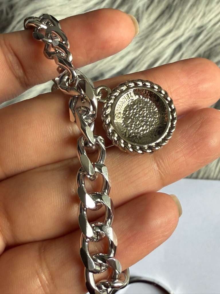Upcycled vintage charm bracelet
