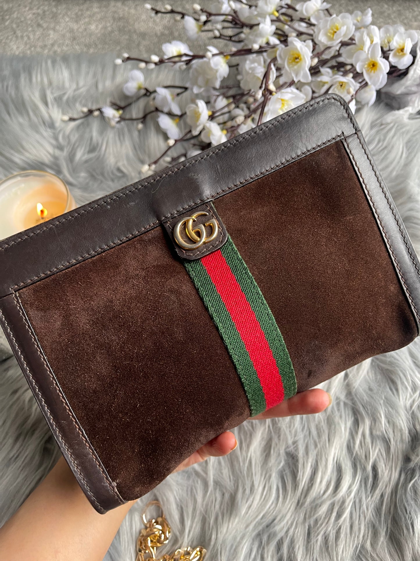 Authentic Gucci vintage Ophidia mini bag