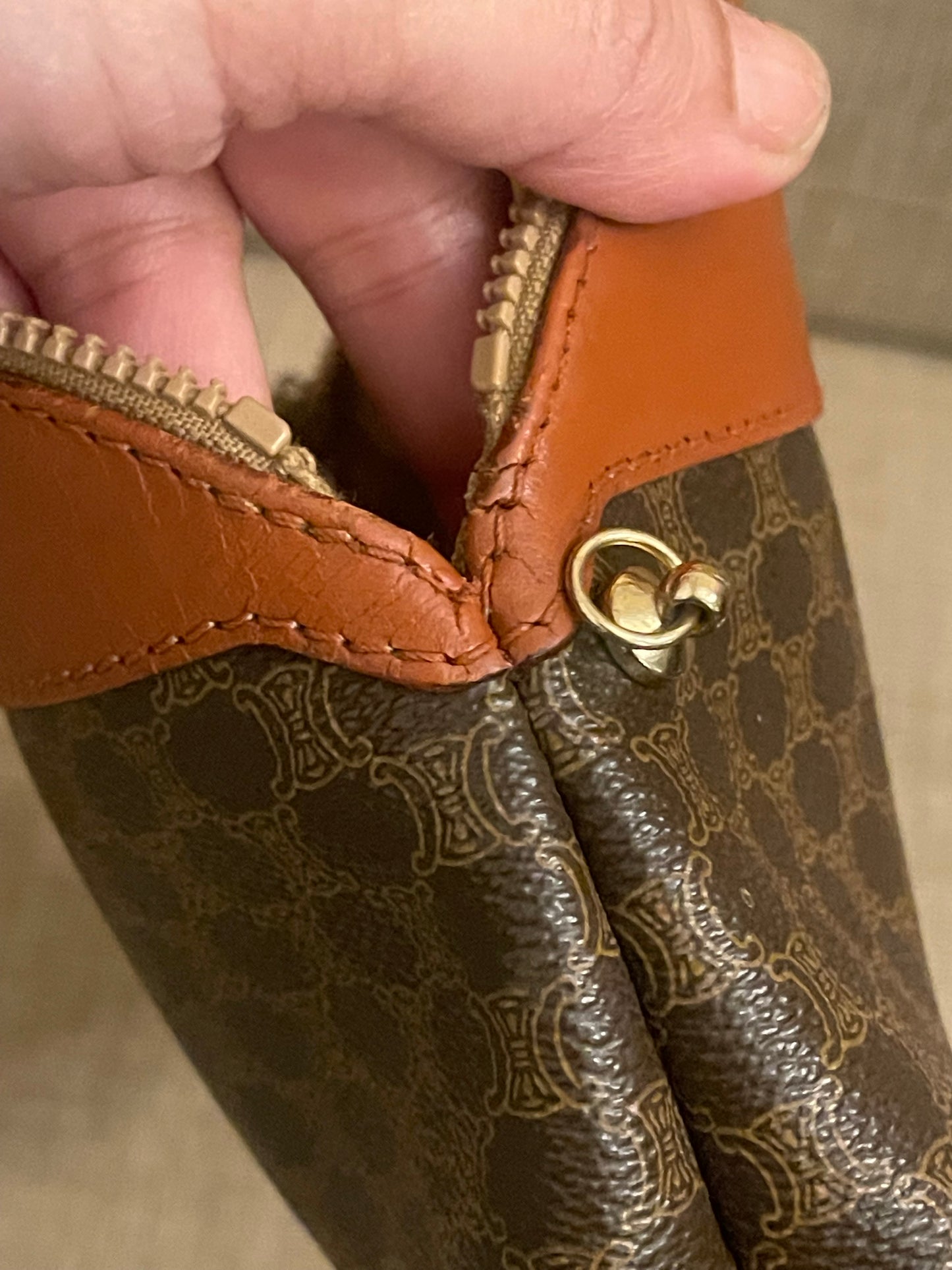 Authentic Celine vintage mini pouch