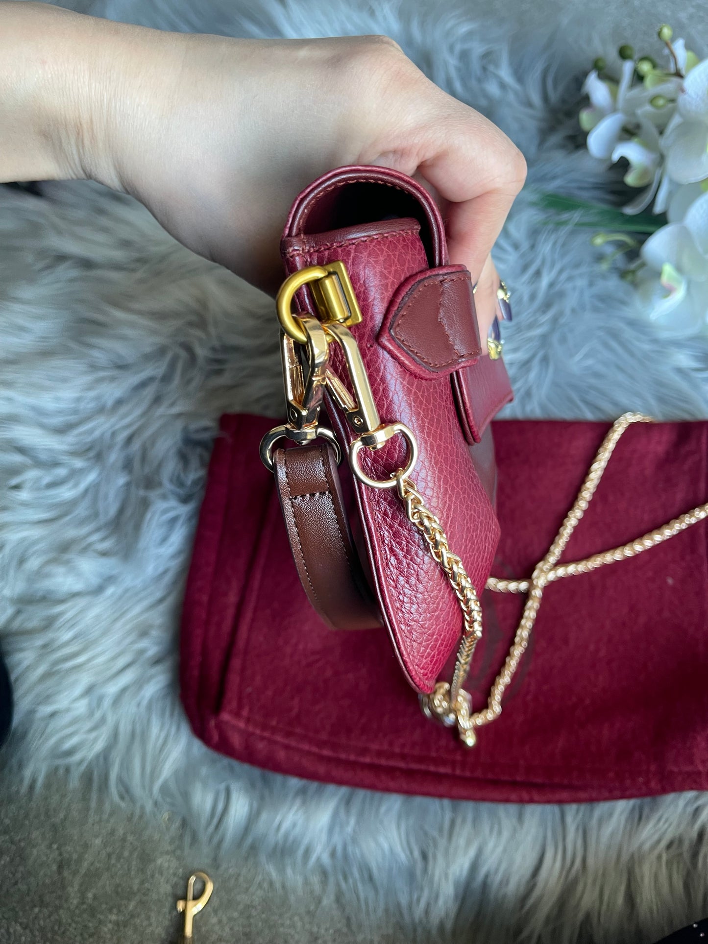 Authentic Cartier vintage shoulder bag