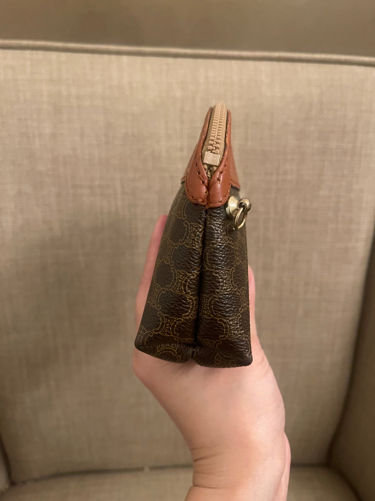 Authentic Celine vintage mini pouch