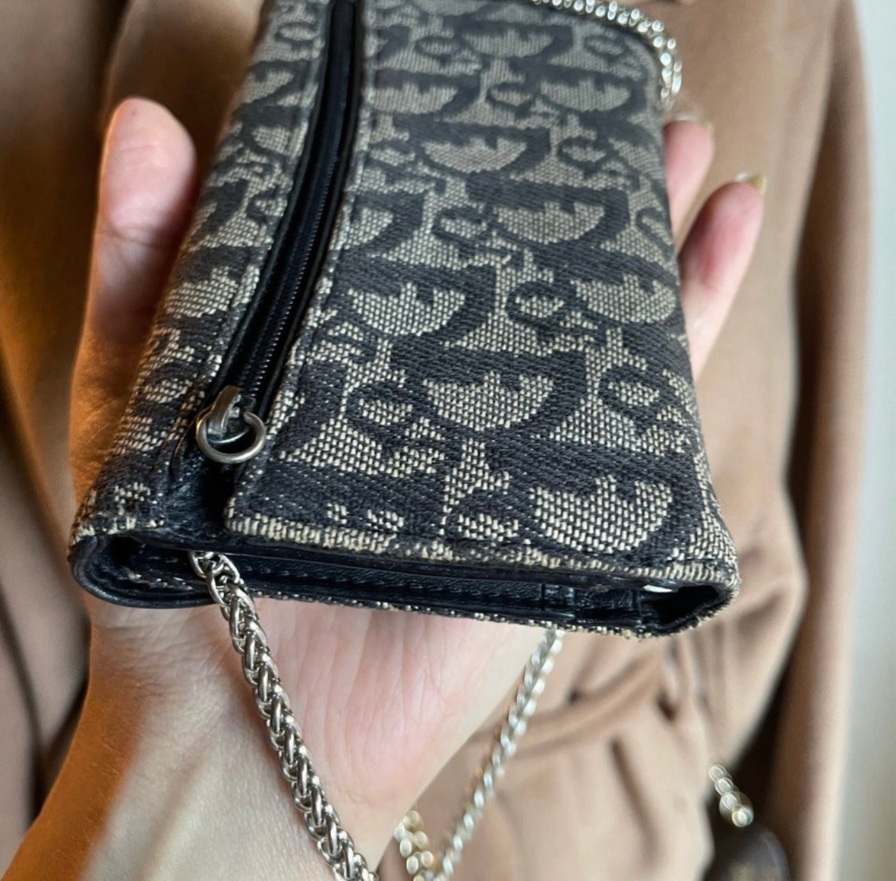 Authentic Dior vintage wallet on chain