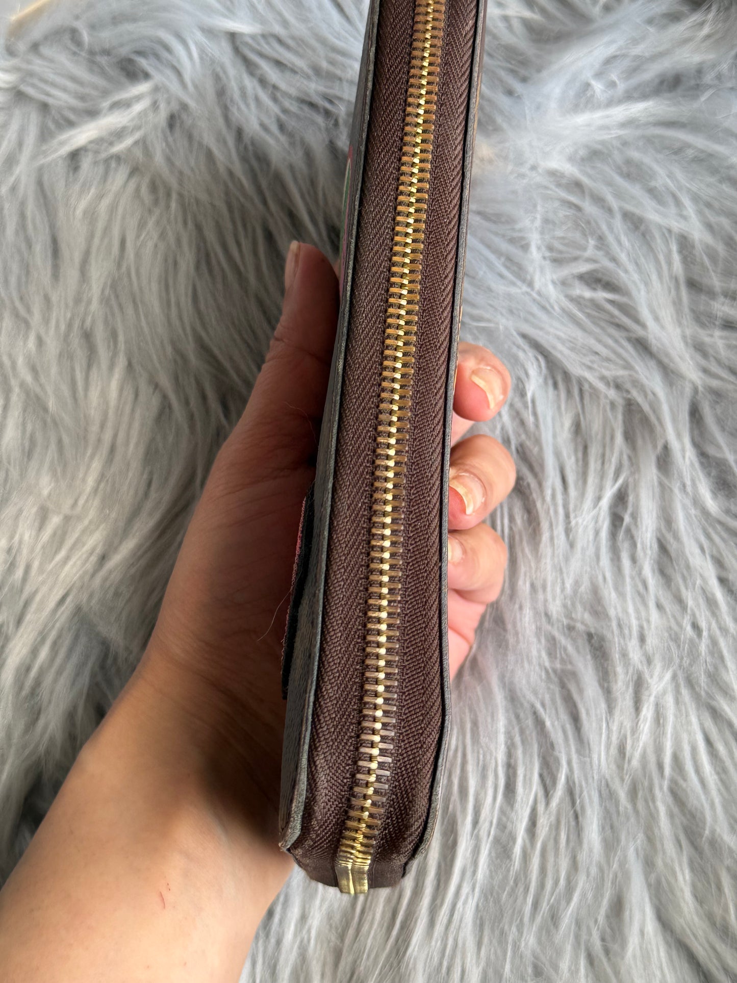 Authentic Louis Vuitton zip all around wallet