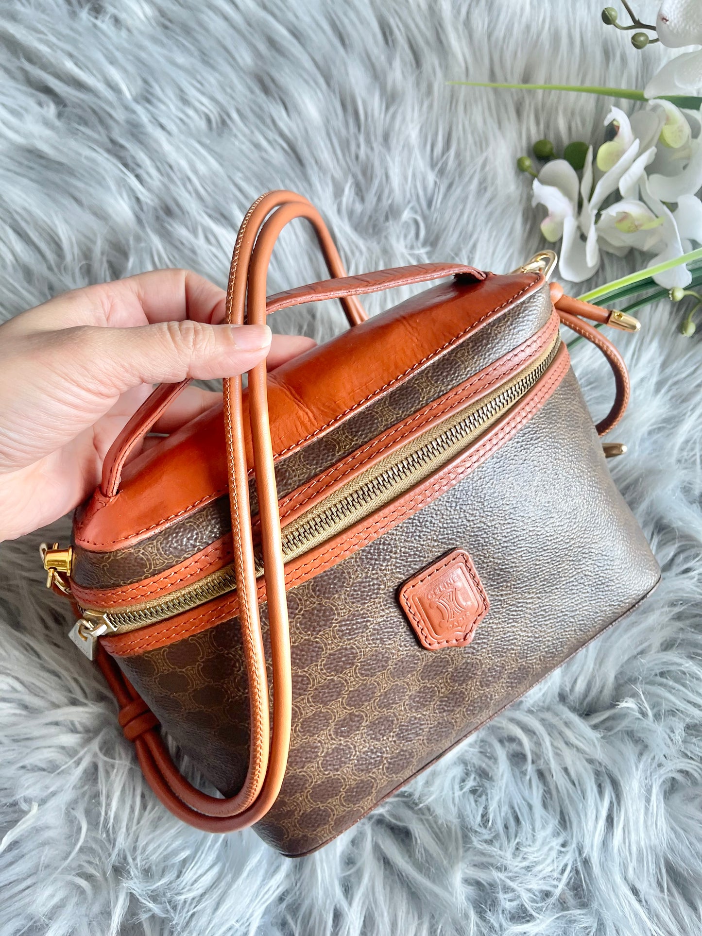 Authentic Celine vintage vanity bag