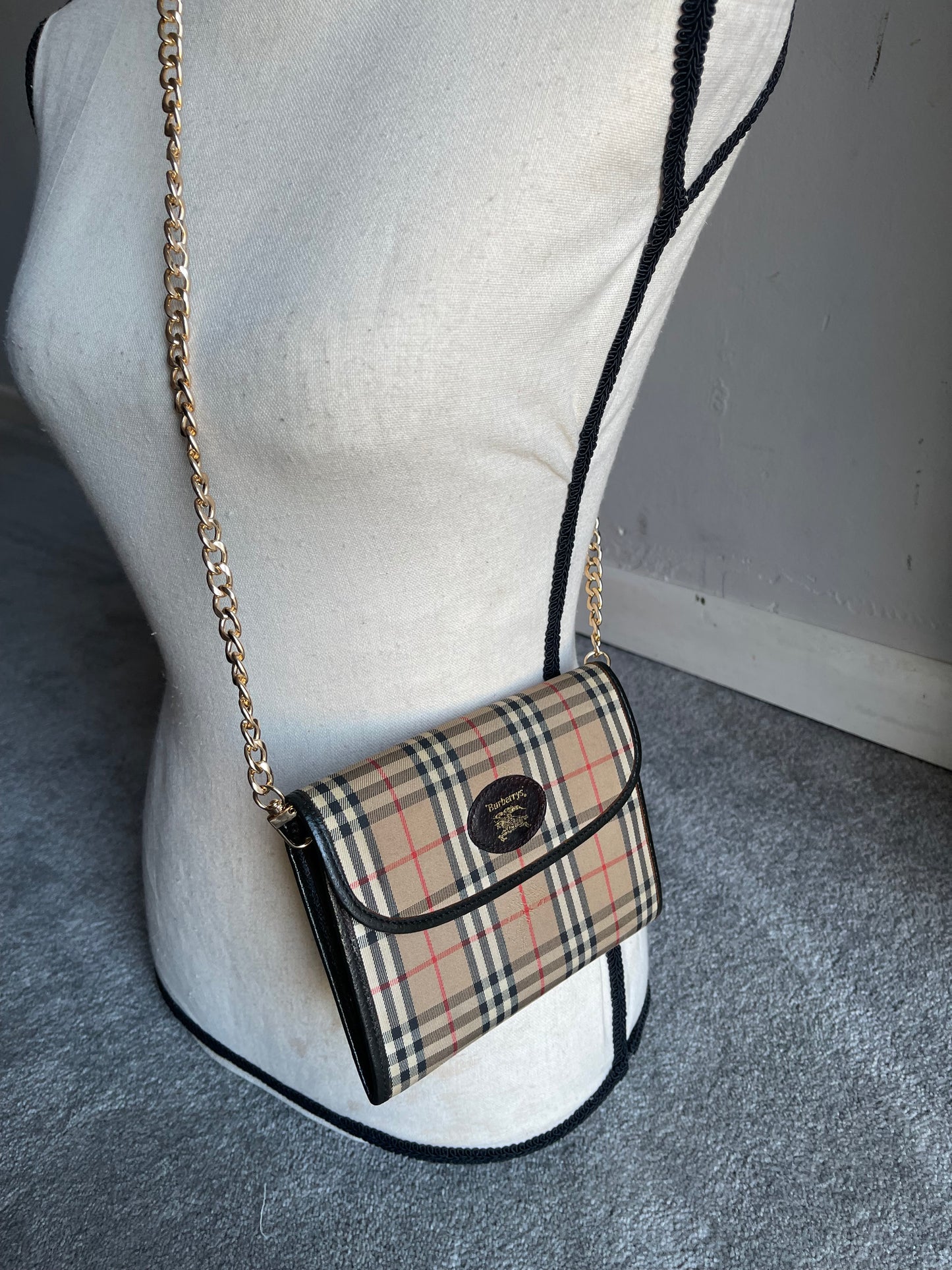 Authentic Burberrys vintage crossbody bag