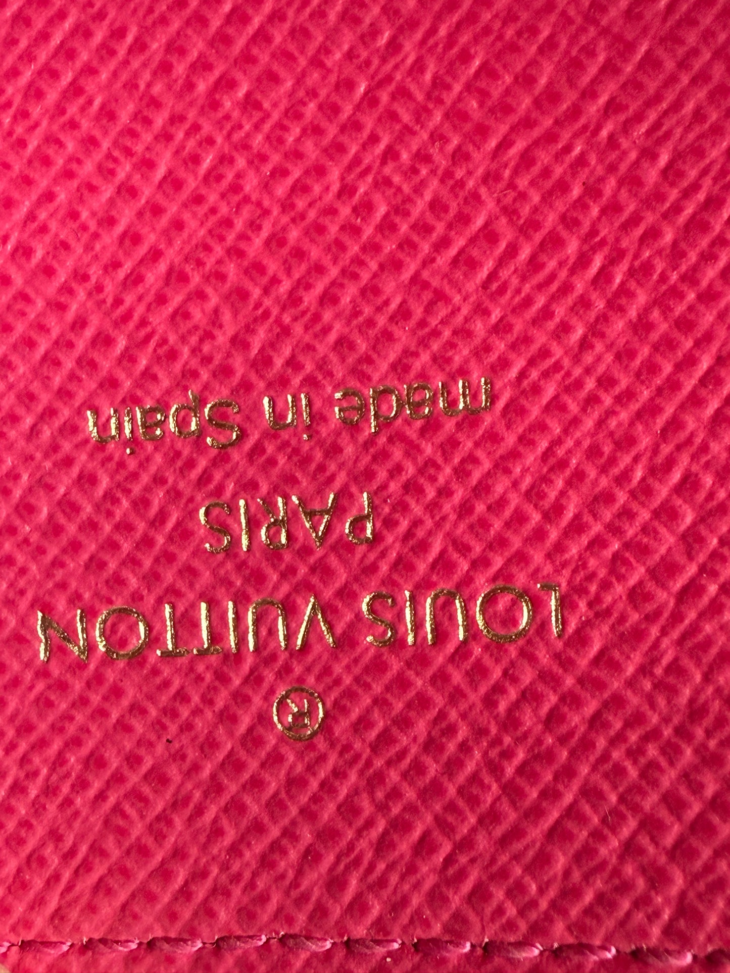 Authentic Louis Vuitton zip all around wallet