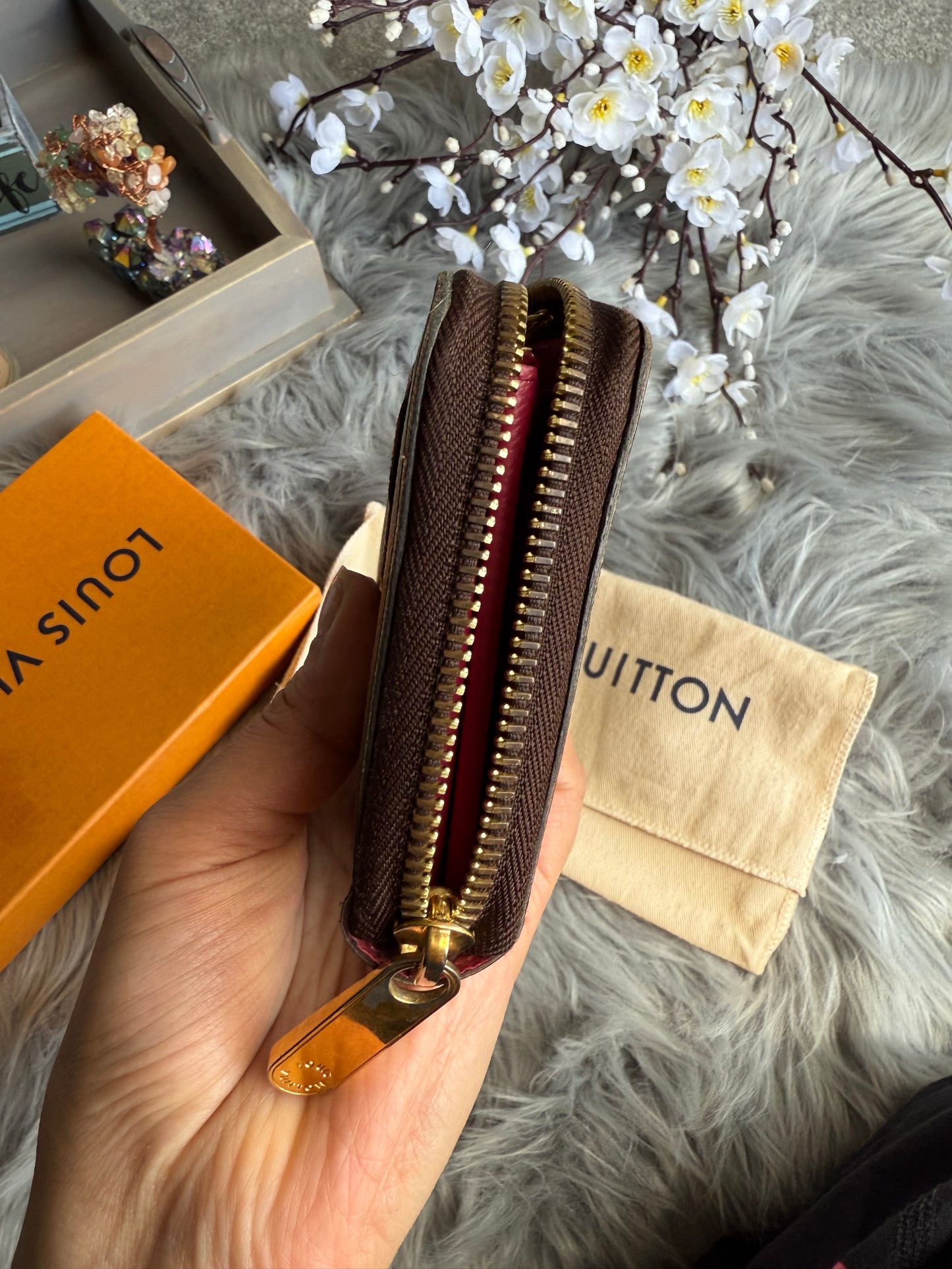 Authentic Louis Vuitton zip all around wallet