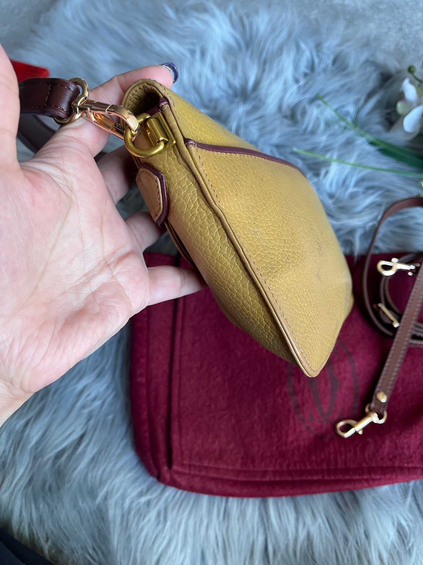 Authentic Cartier vintage shoulder bag