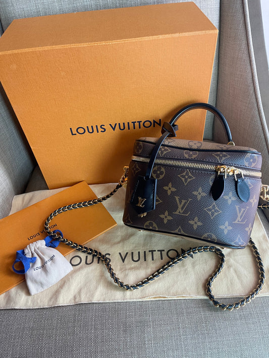 Authentic Louis Vuitton vanity bag pm