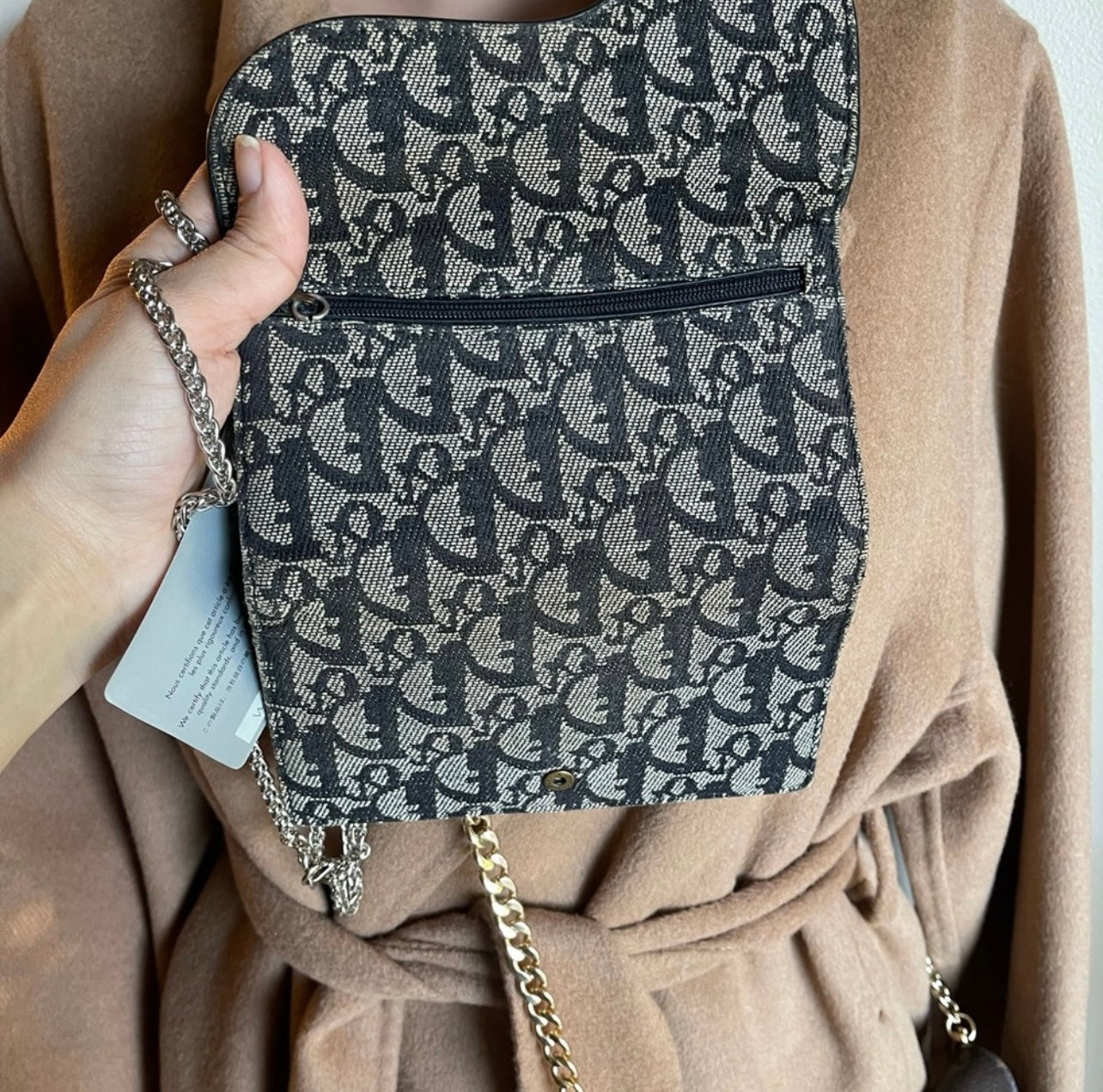 Authentic Dior vintage wallet on chain