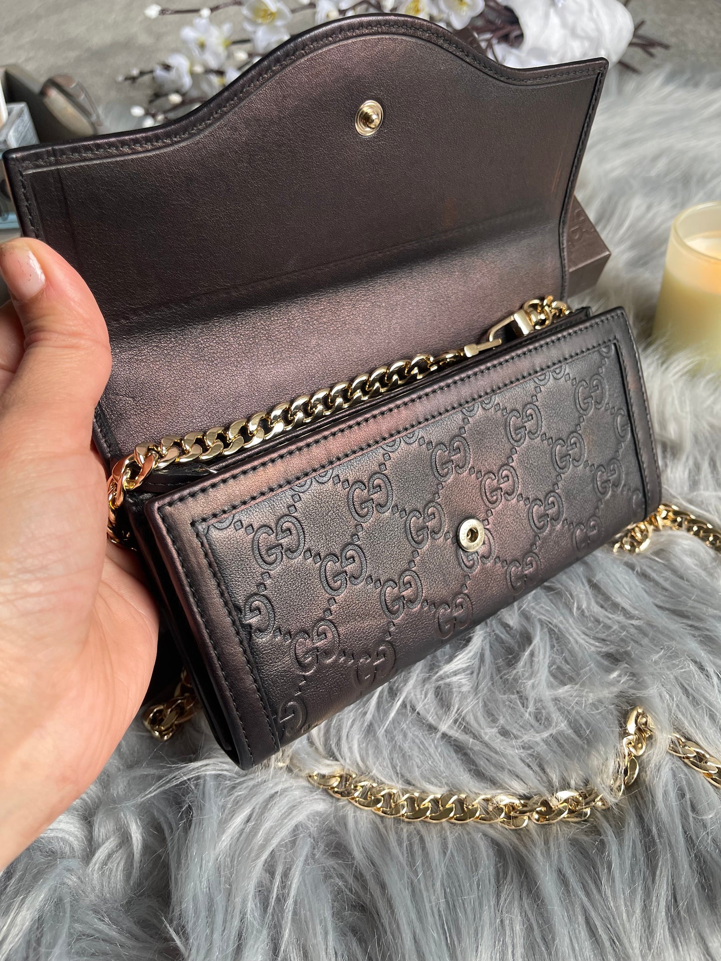 Authentic Gucci vintage GG marmont wallet