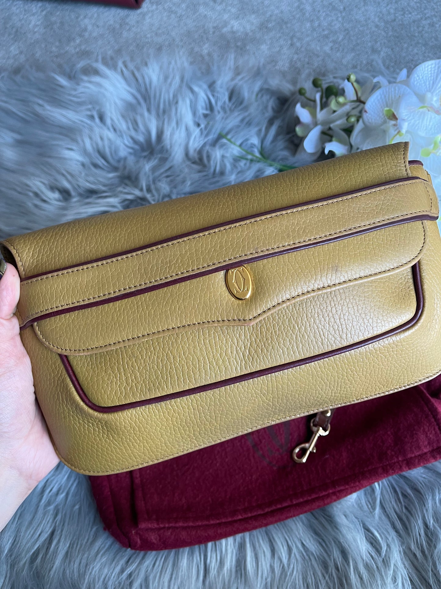Authentic Cartier vintage shoulder bag