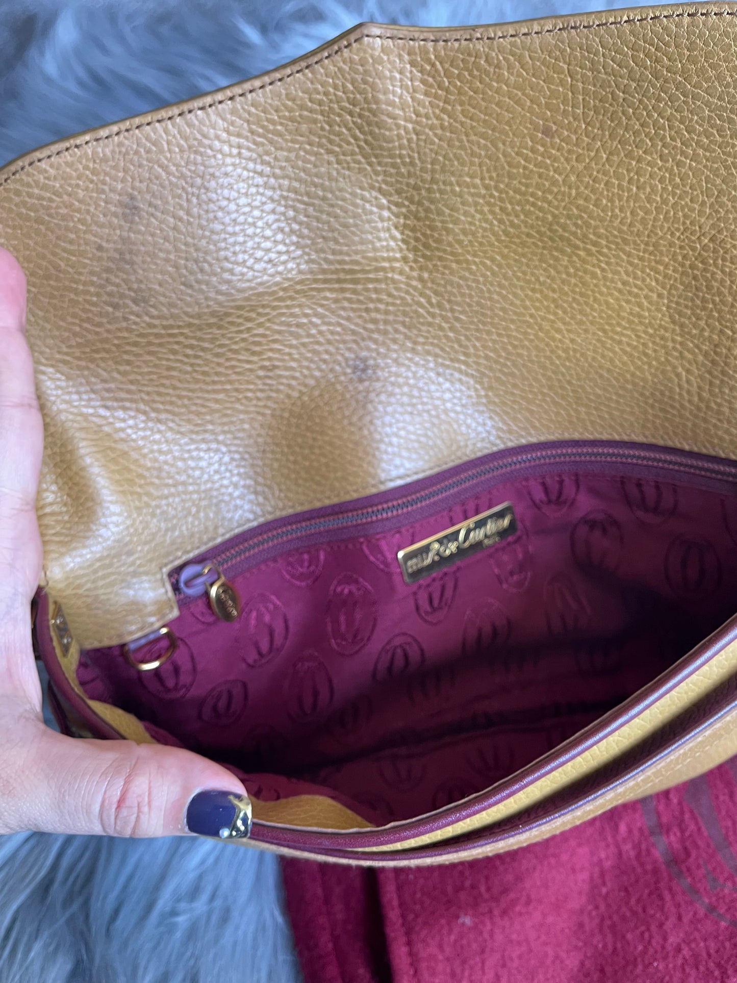Authentic Cartier vintage shoulder bag