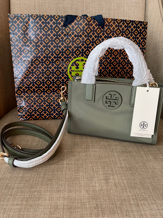 Authentic Tory Burch nylon mini tote