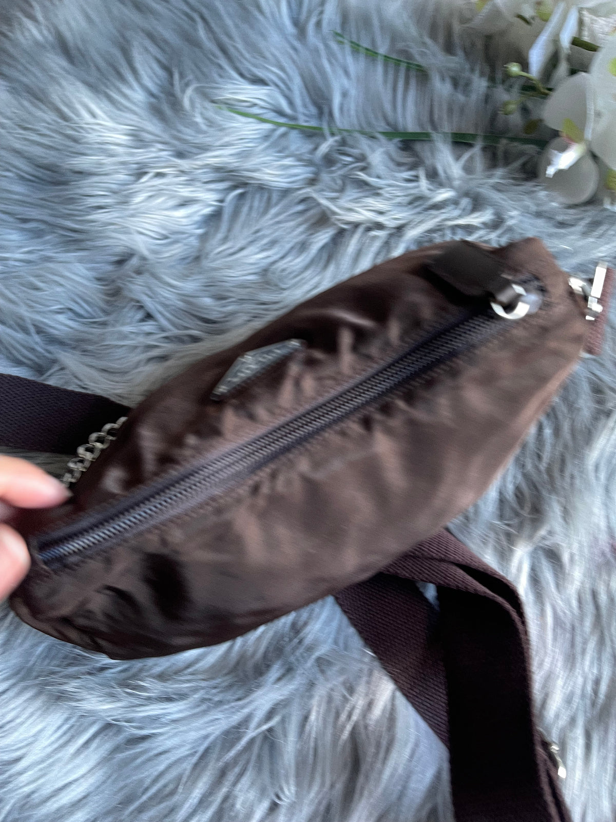 Authentic Prada accesory pouch crossbody