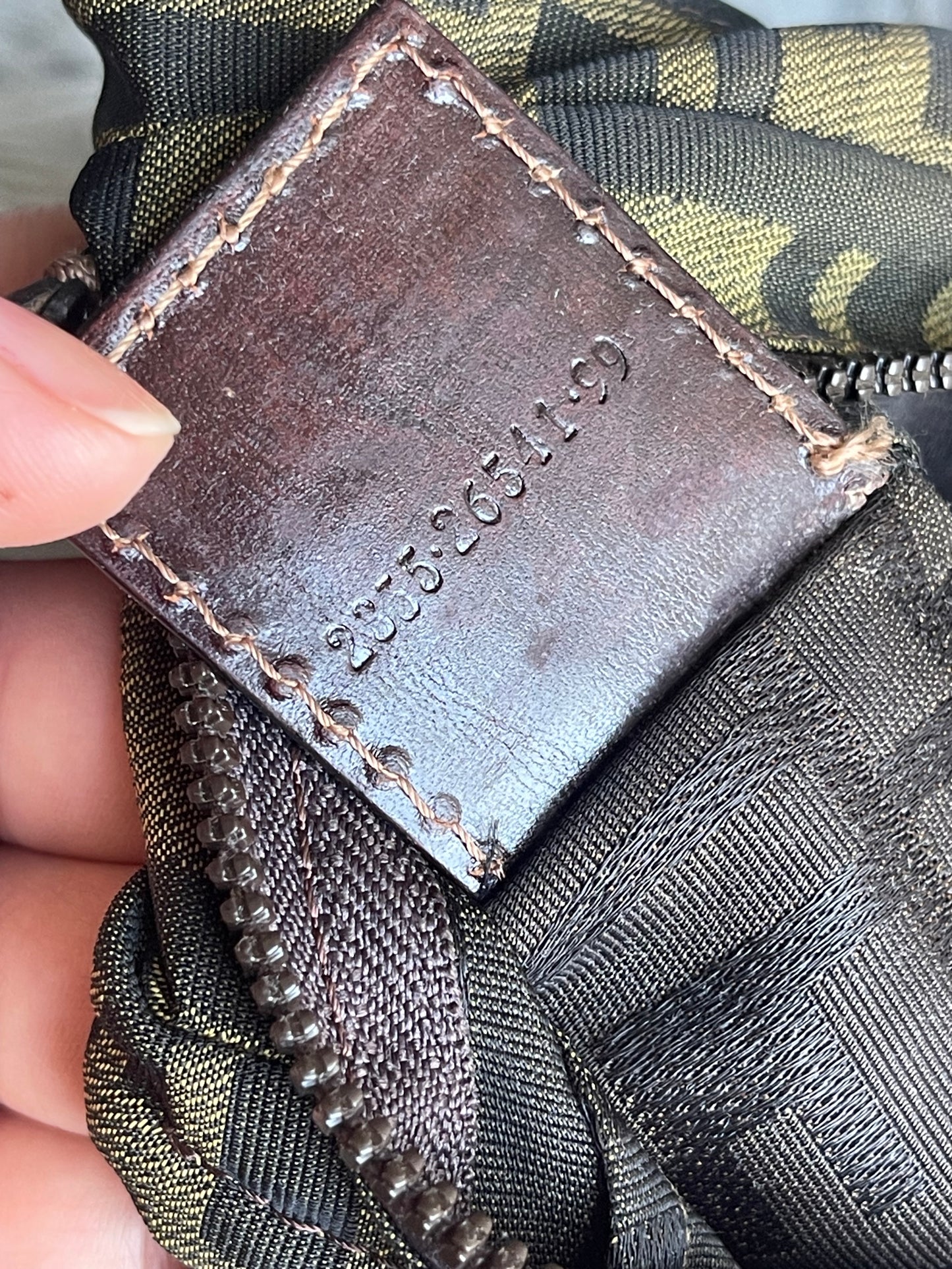 Authentic fendi vintage mini  satchel bag