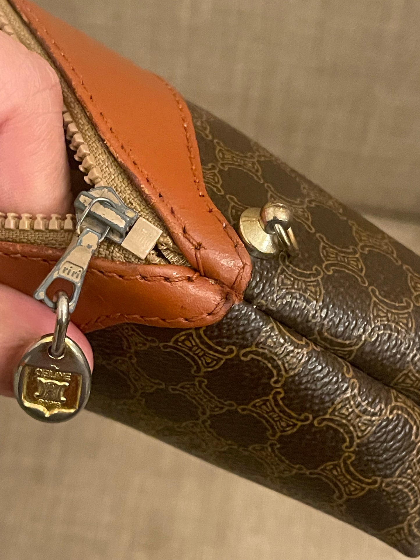 Authentic Celine vintage mini pouch