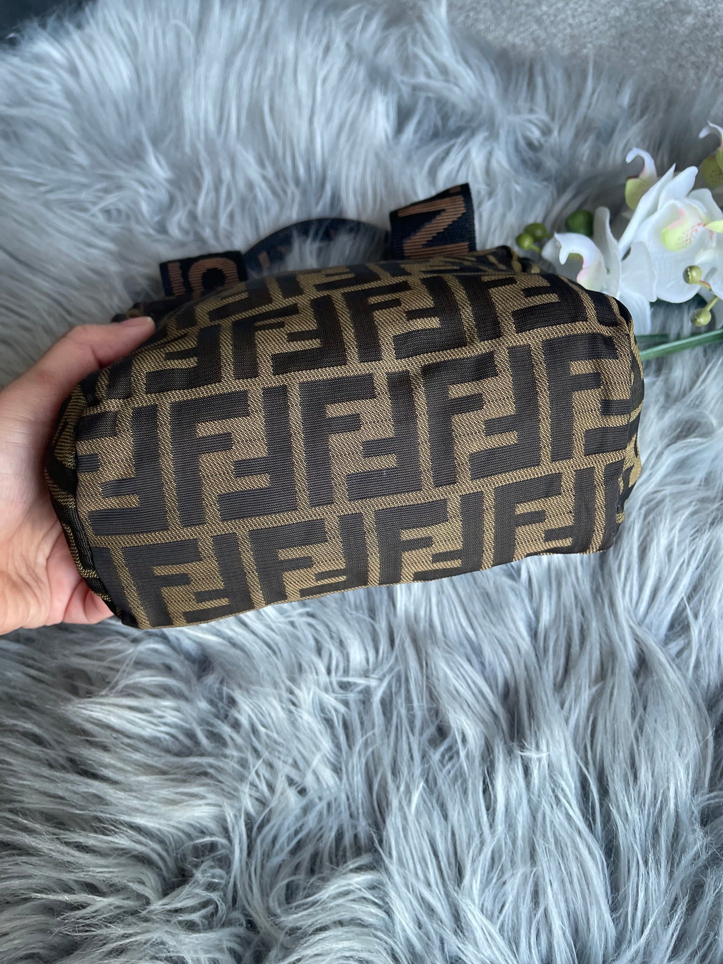 Authentic fendi vintage mini  satchel bag
