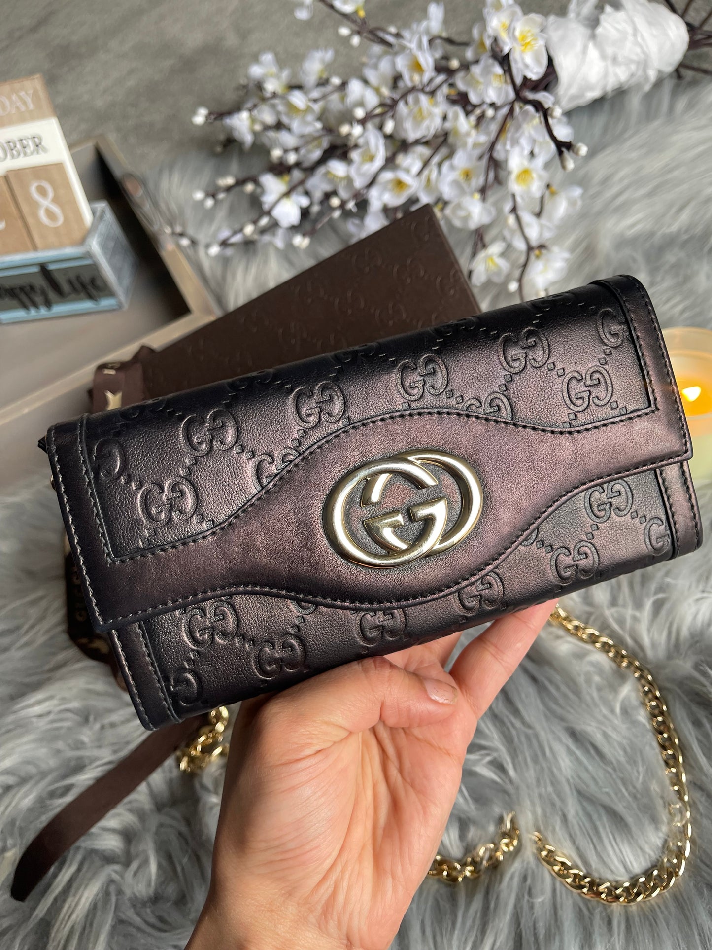 Authentic Gucci vintage GG marmont wallet