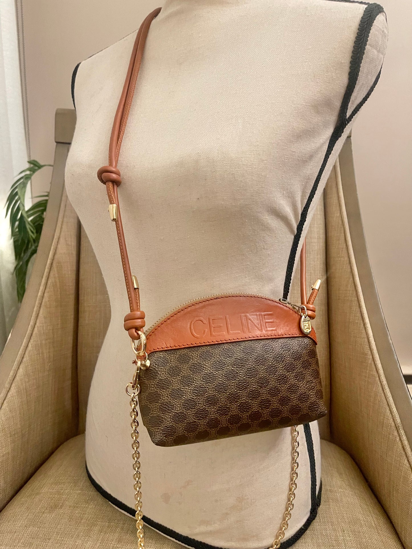 Authentic Celine vintage mini pouch