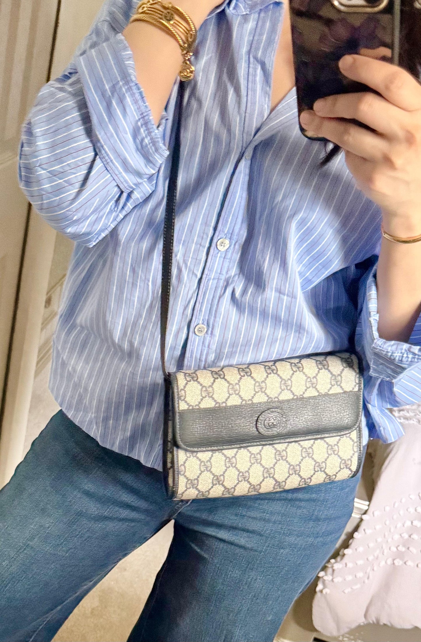 Authentic vintage Gucci crossbody bag