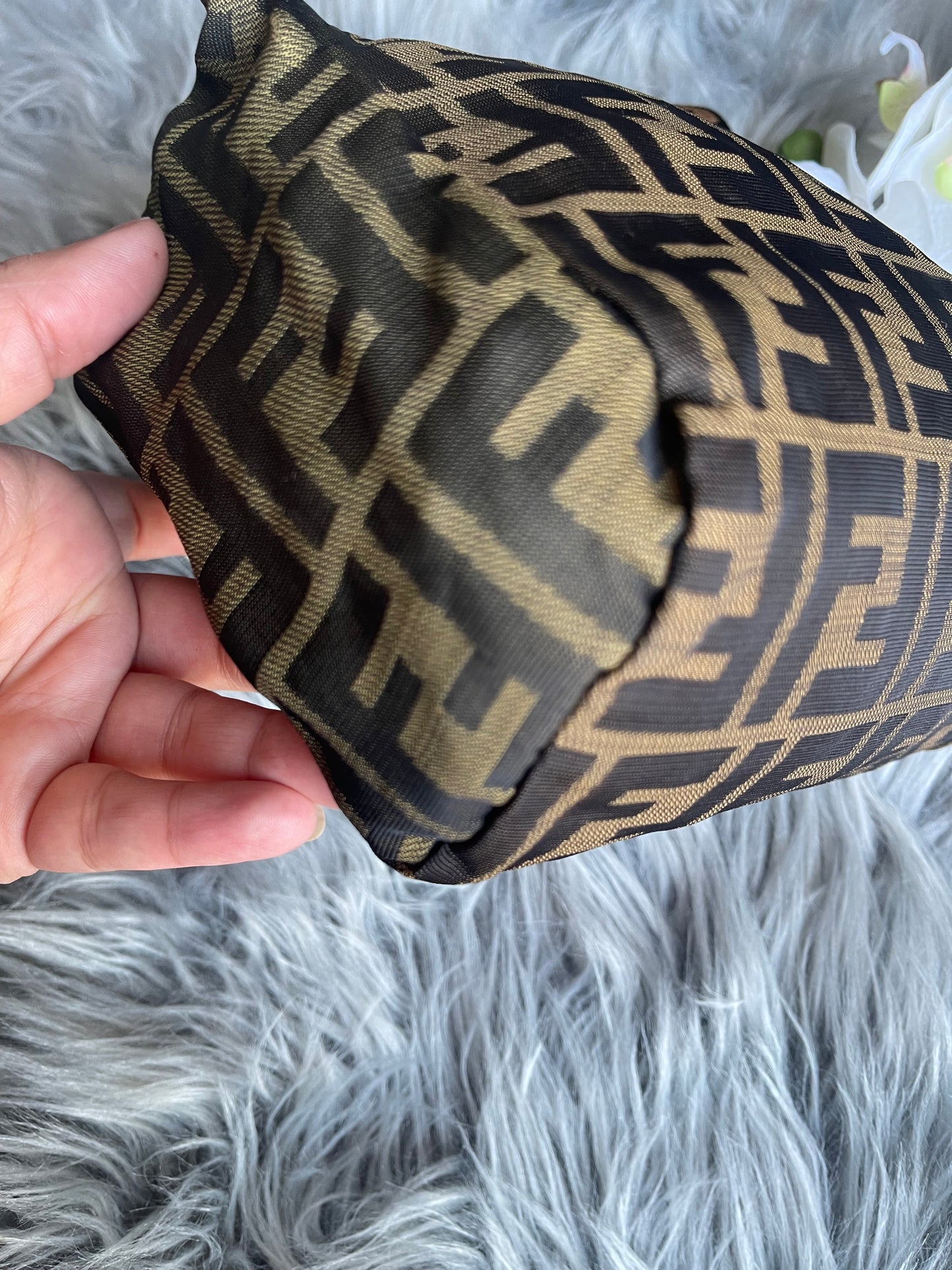 Authentic fendi vintage mini  satchel bag
