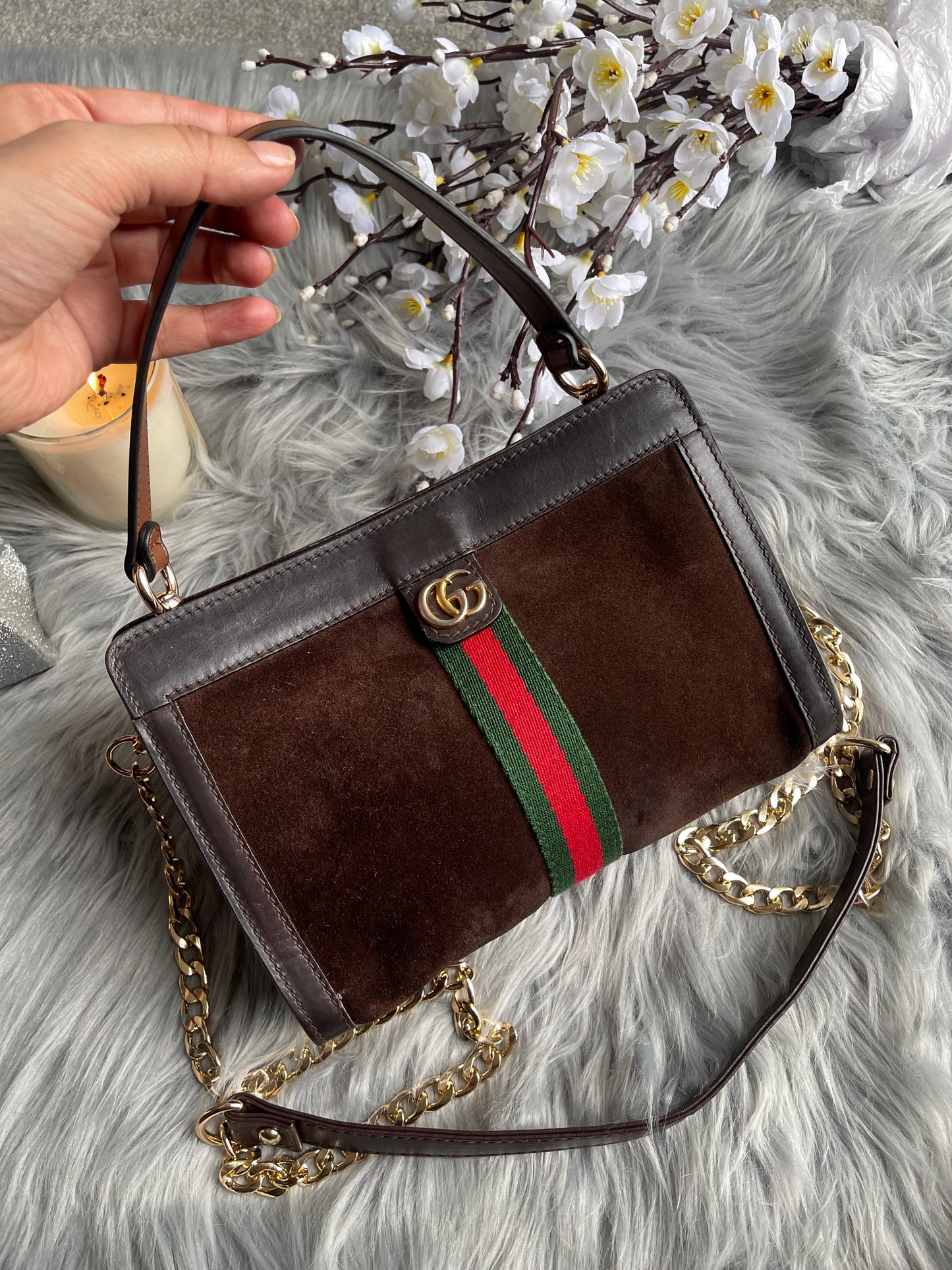 Authentic Gucci vintage Ophidia mini bag