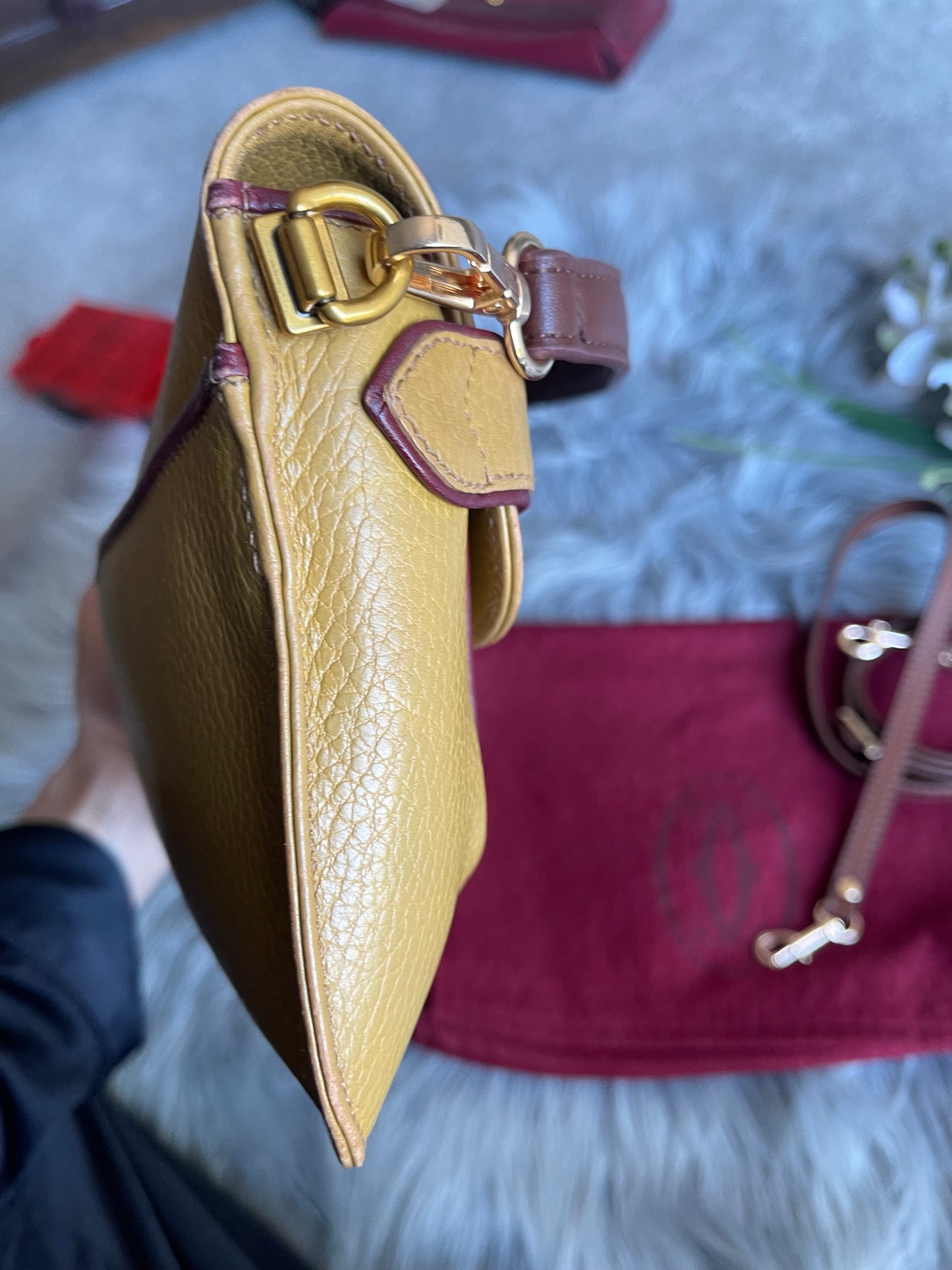 Authentic Cartier vintage shoulder bag