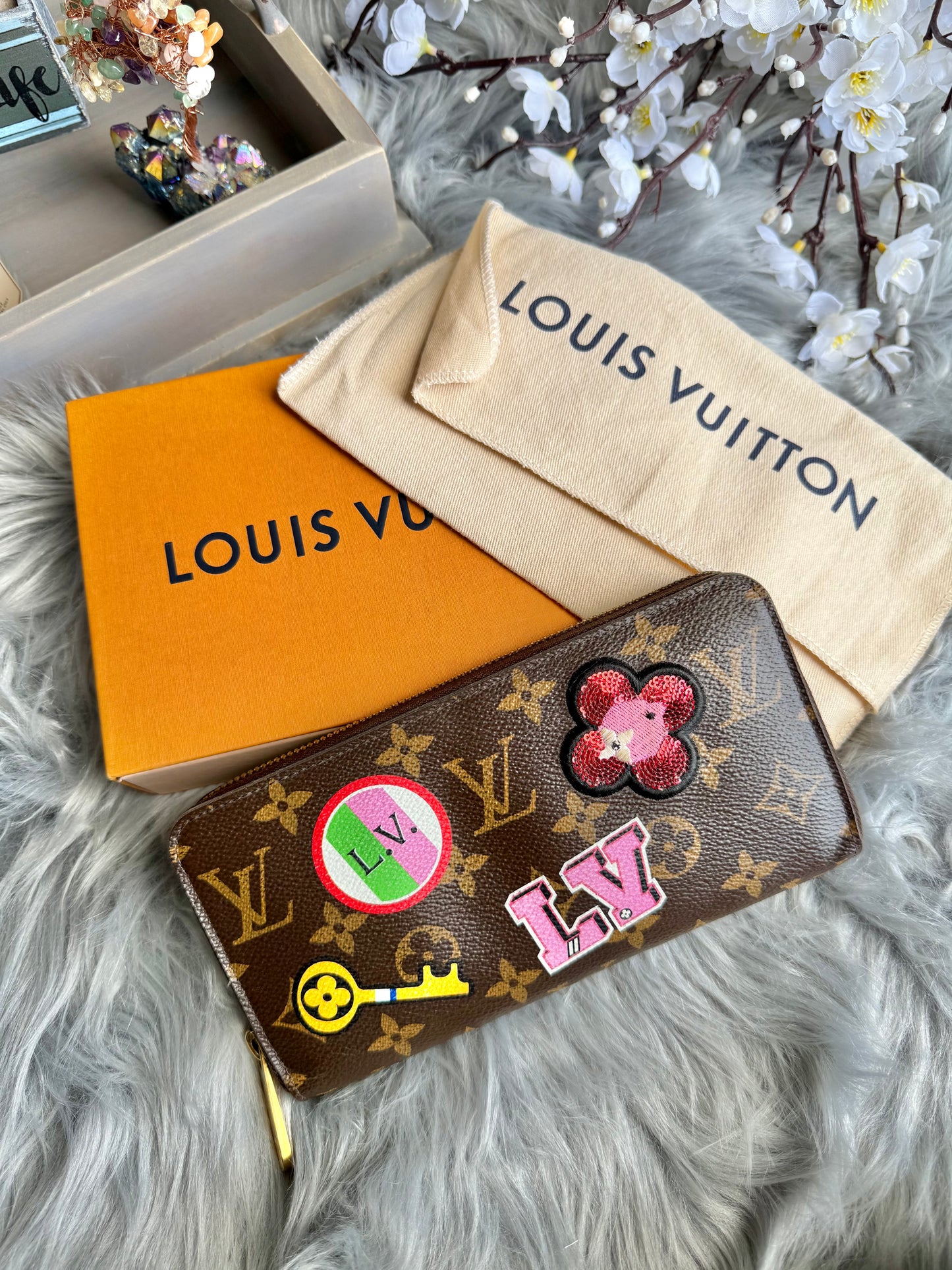 Authentic Louis Vuitton zip all around wallet