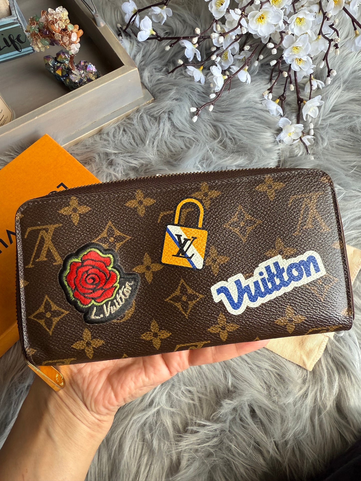 Authentic Louis Vuitton zip all around wallet