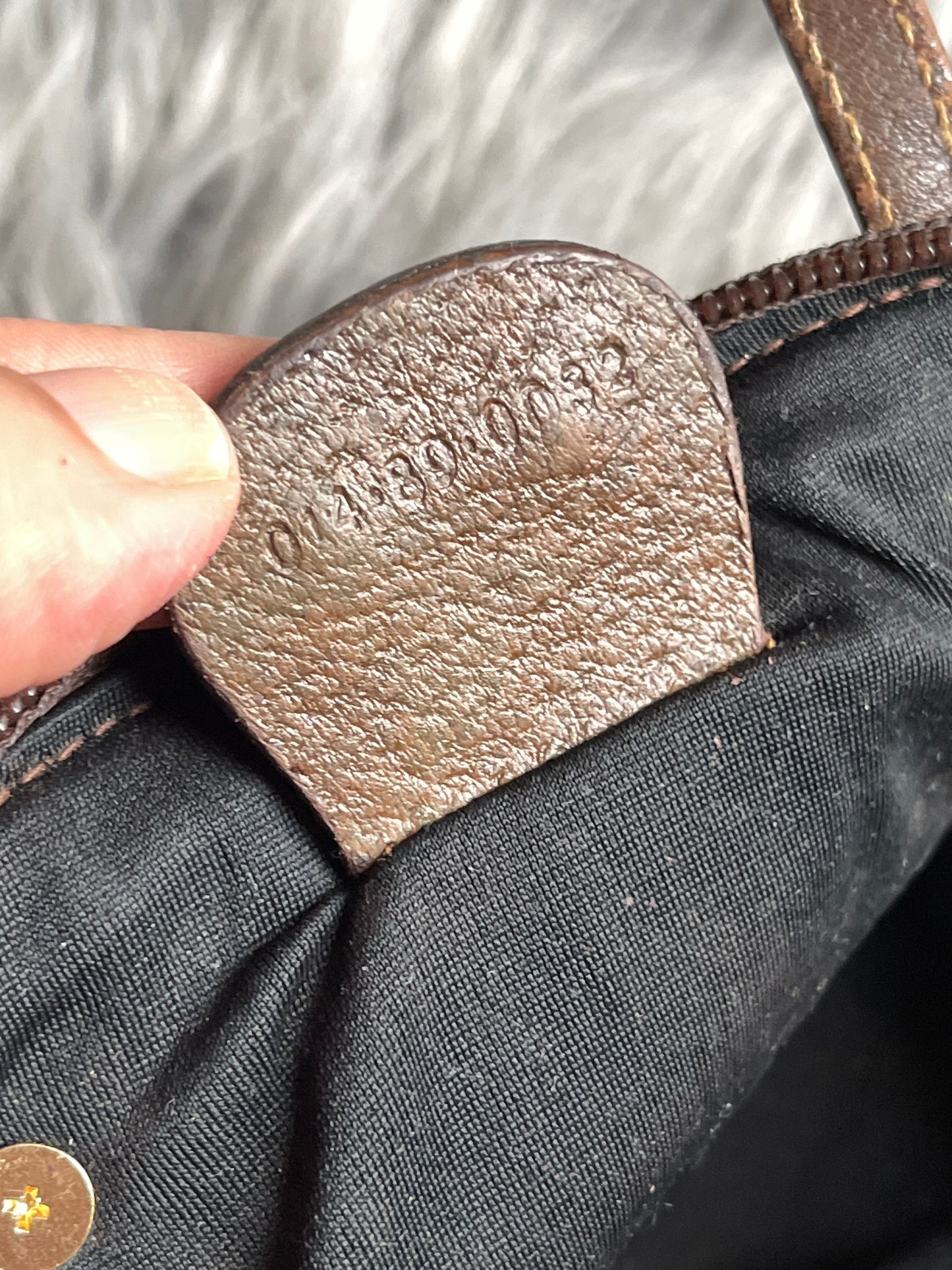 Authentic Gucci vintage GG canvas crossbody bag