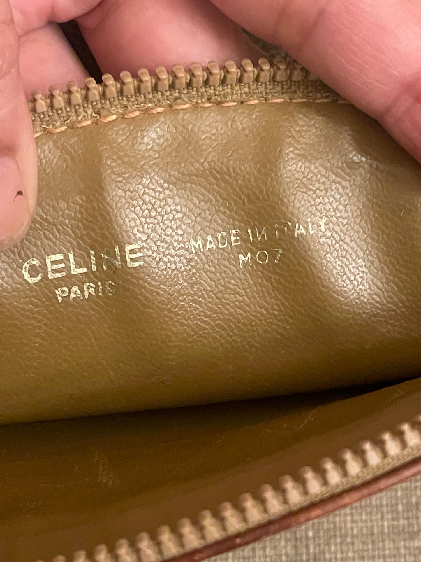 Authentic Celine vintage mini pouch