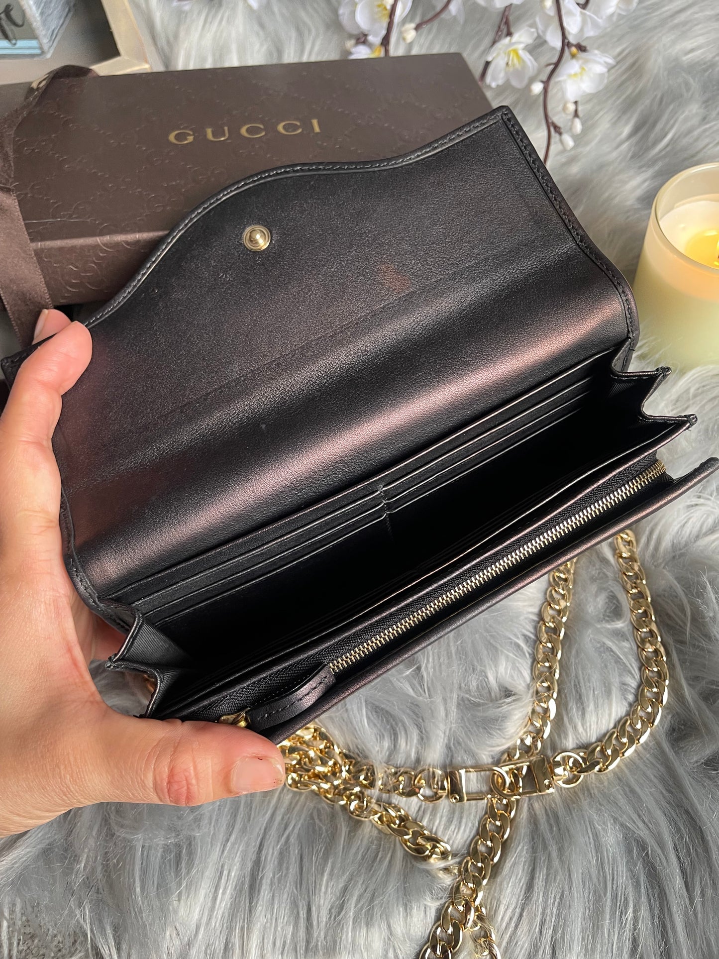 Authentic Gucci vintage GG marmont wallet