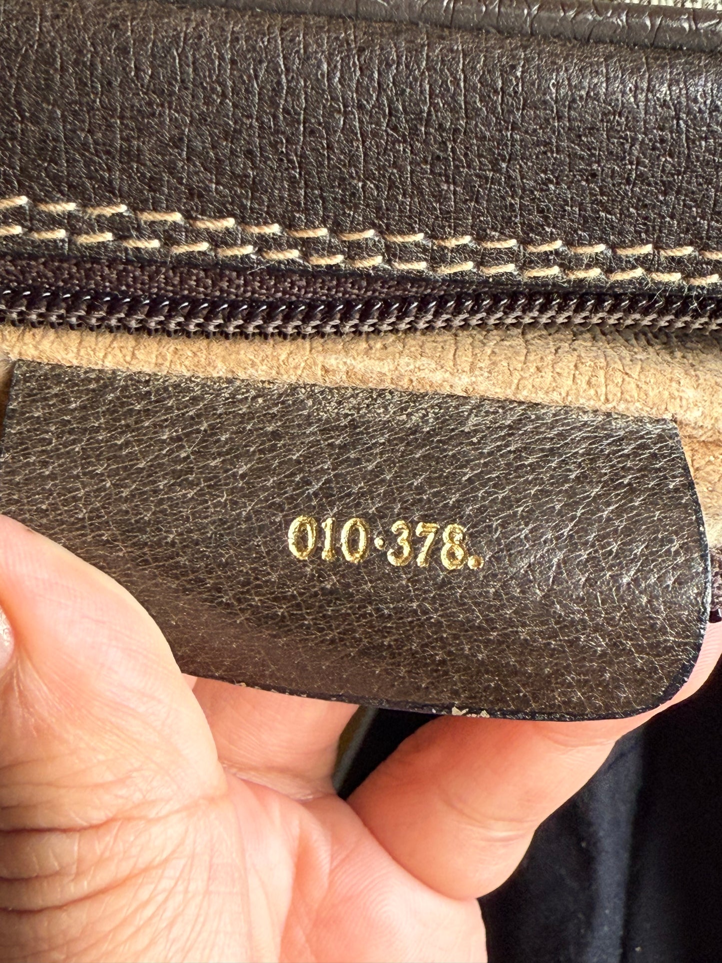 Authentic Gucci web sherry line clutch bag