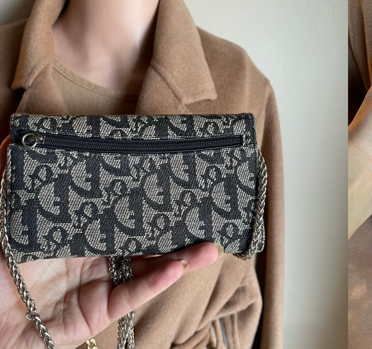 Authentic Dior vintage wallet on chain