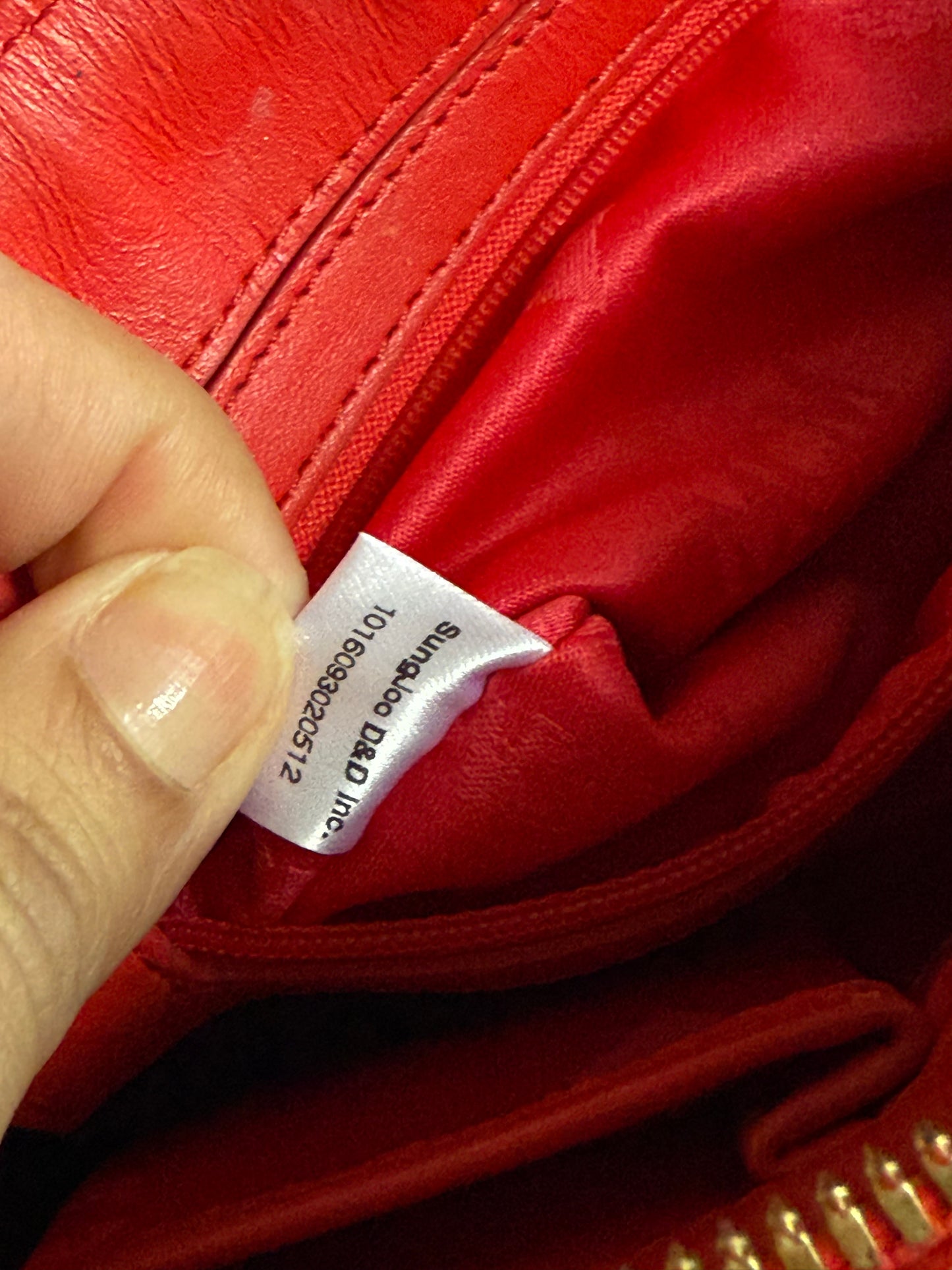 Authentic mcm patent leather shoulder bag