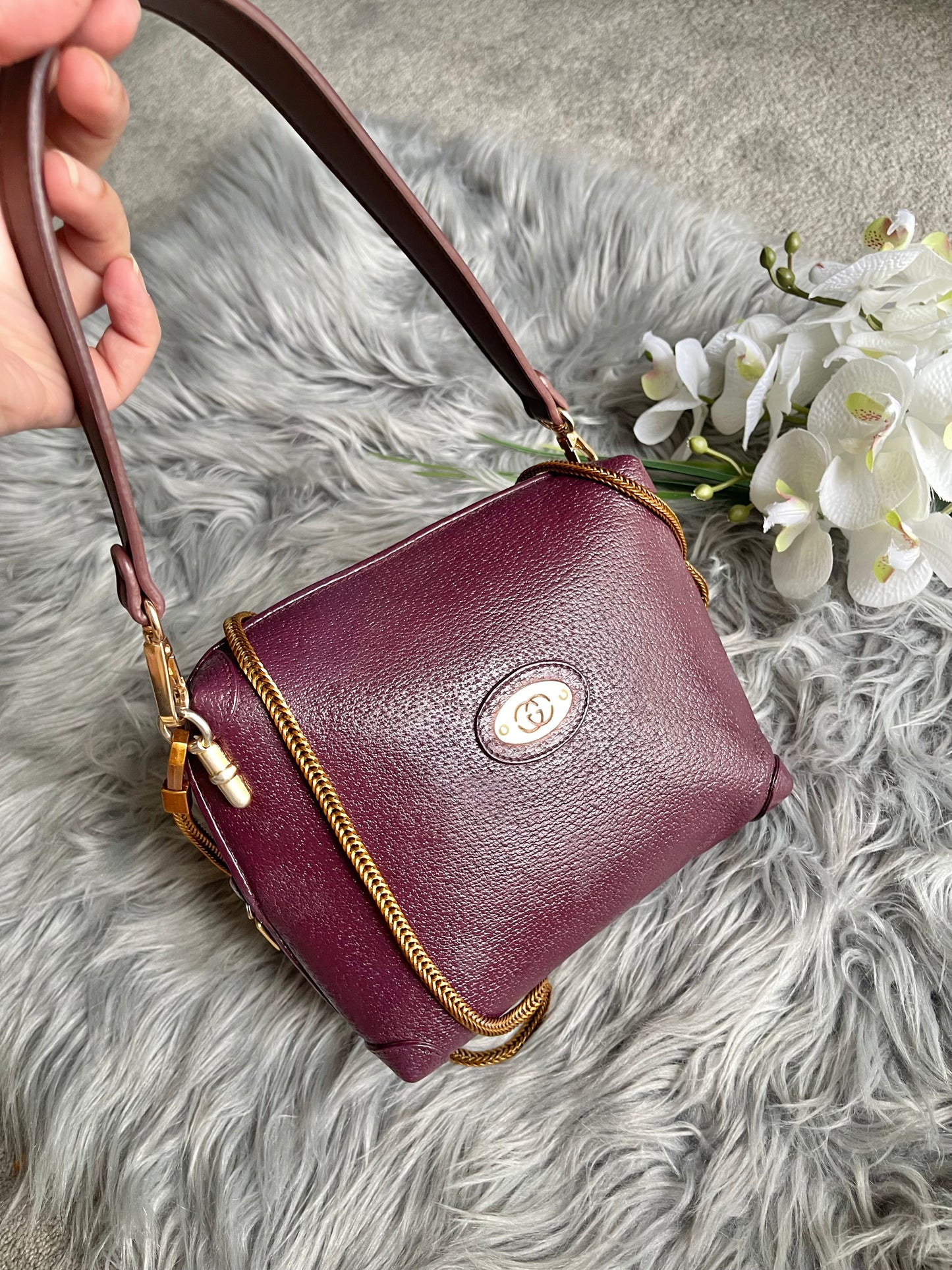 Authentic Gucci vintage mini crossbody bag