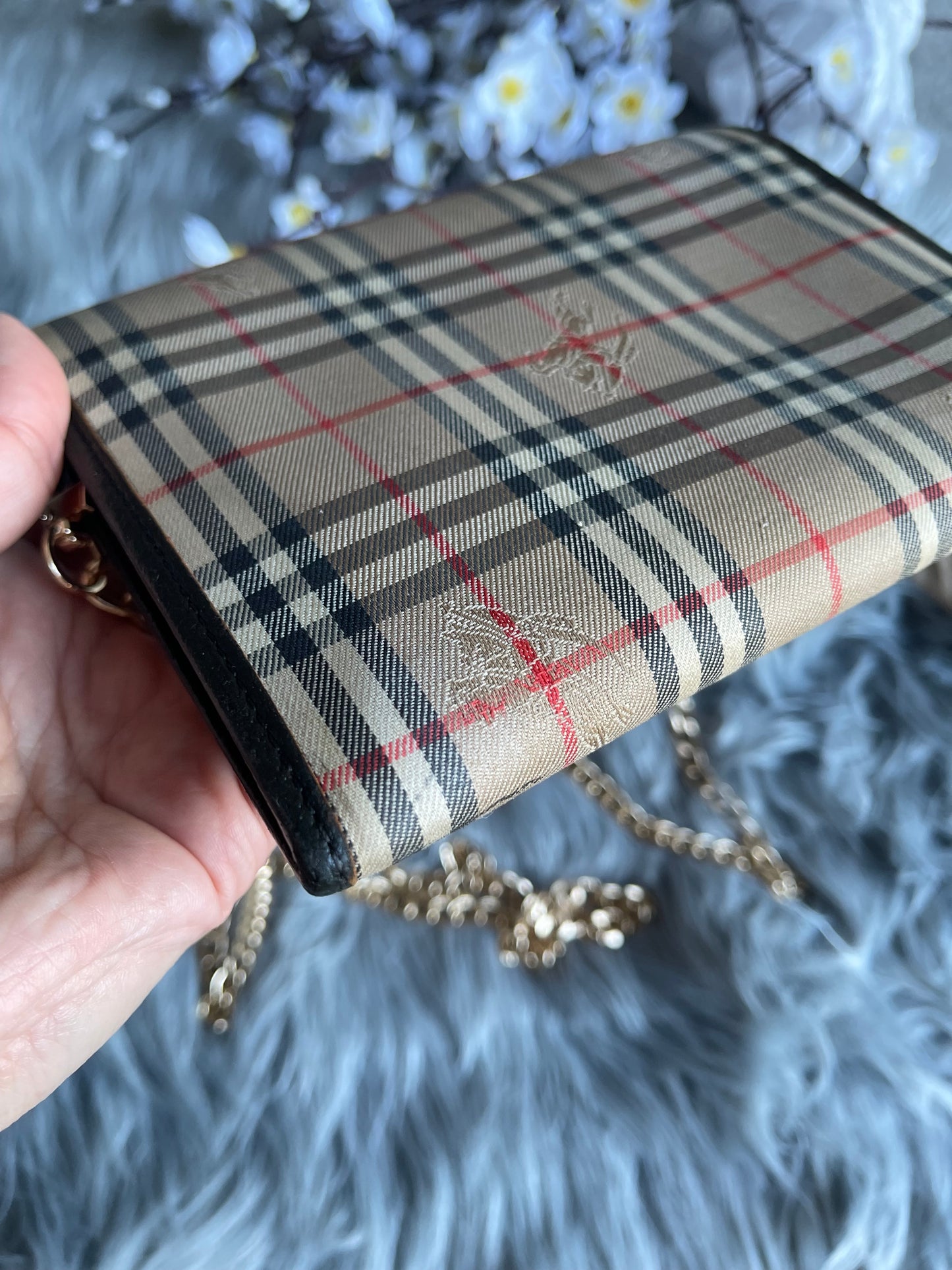 Authentic Burberrys vintage crossbody bag