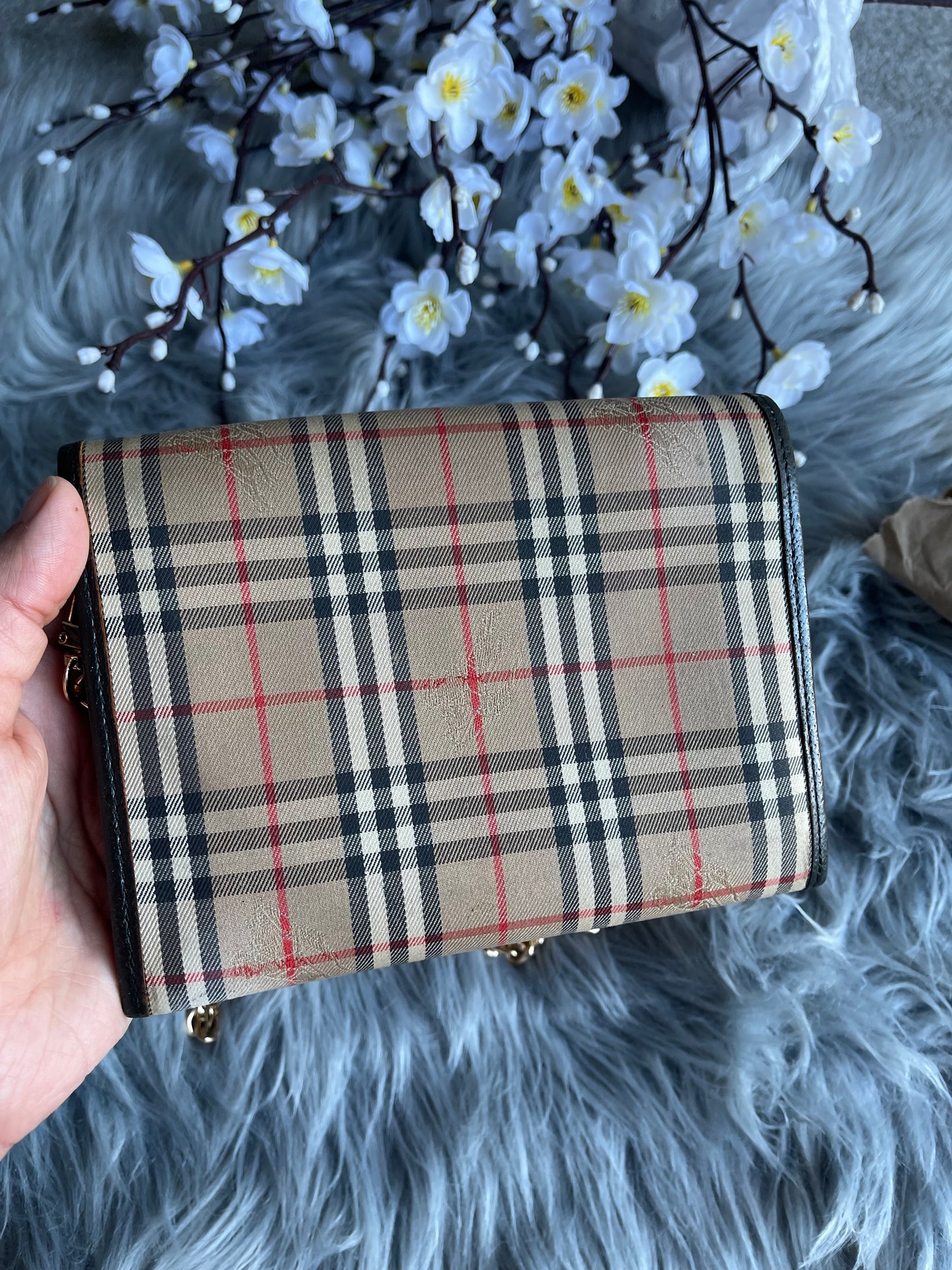 Authentic Burberrys vintage crossbody bag