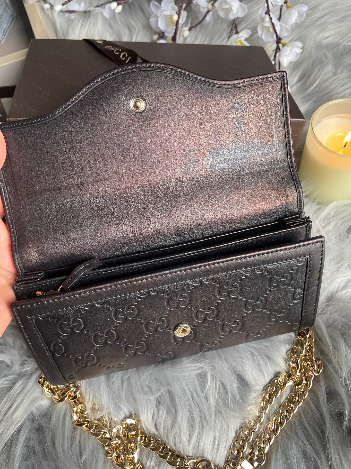 Authentic Gucci vintage GG marmont wallet