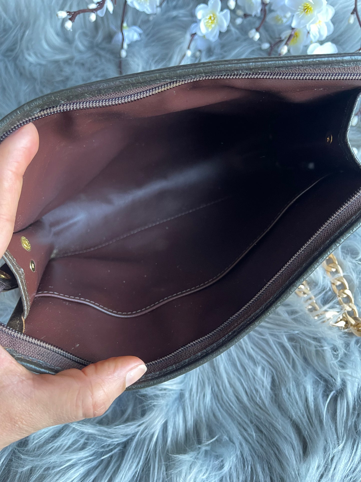 Authentic Burberrys vintage nova check tan bag