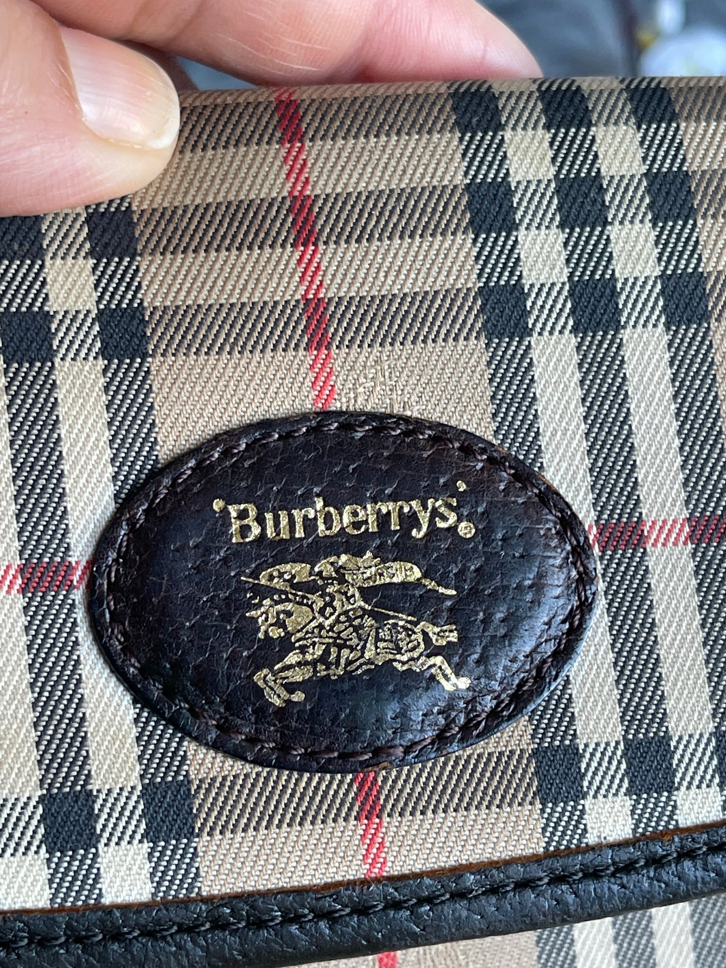 Authentic Burberrys vintage crossbody bag