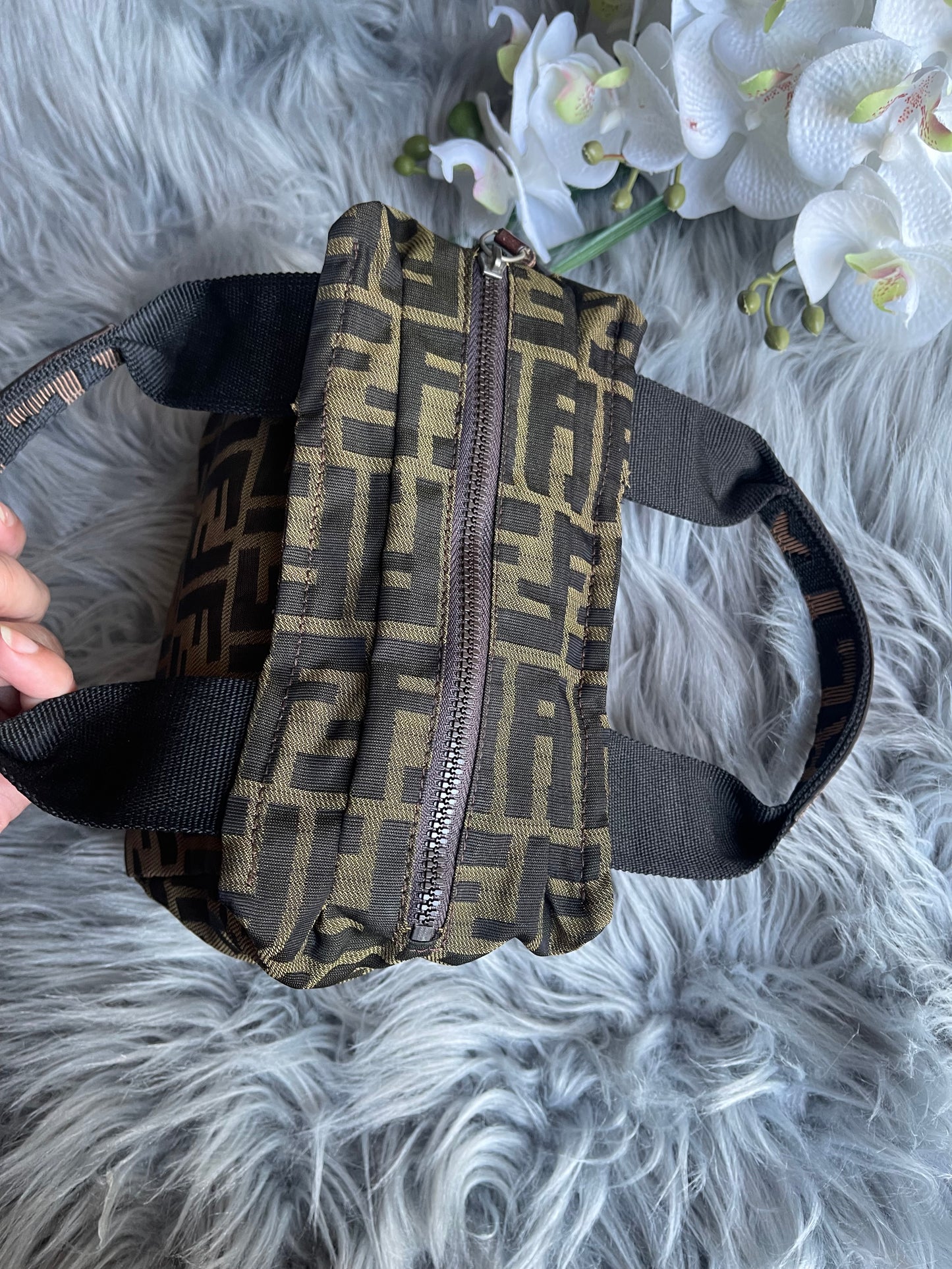 Authentic fendi vintage mini  satchel bag