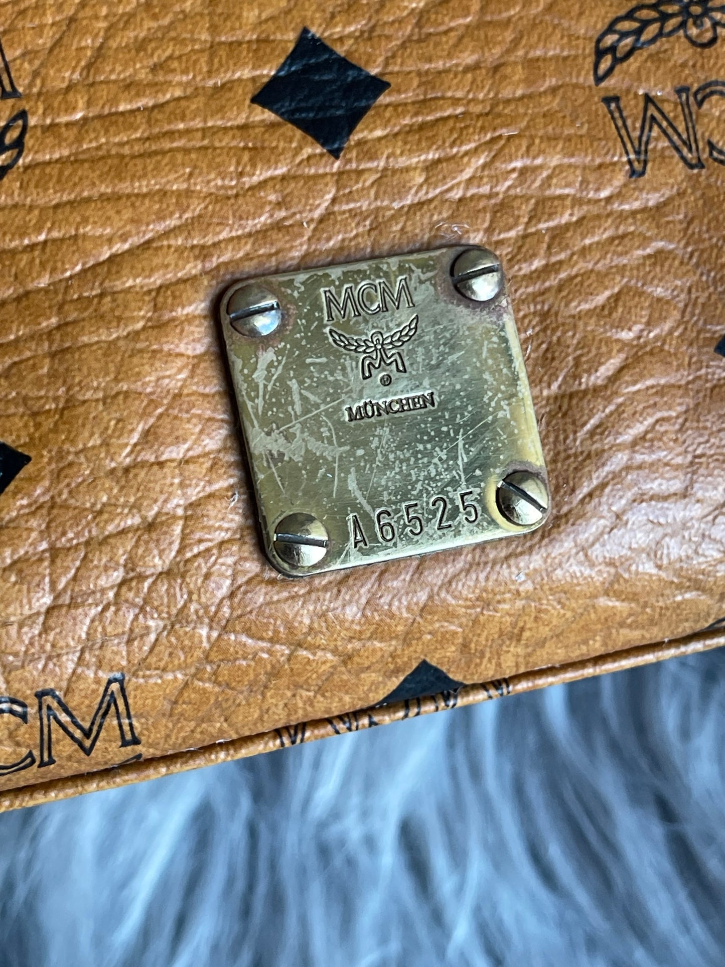 Authentic vintage MCM mini crossbody bad